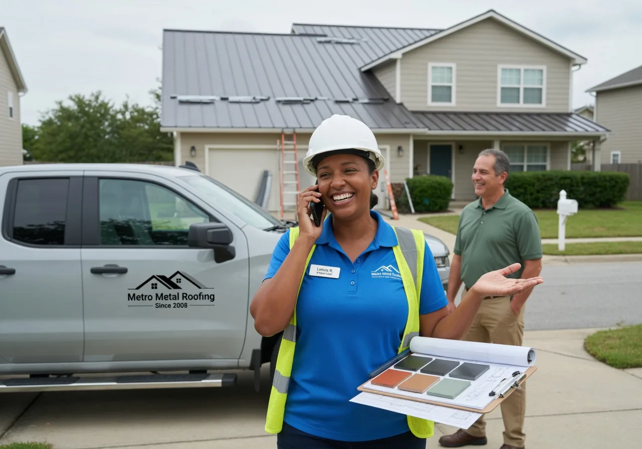 Storm Damage Metal Roof Repair in North Rose, NY